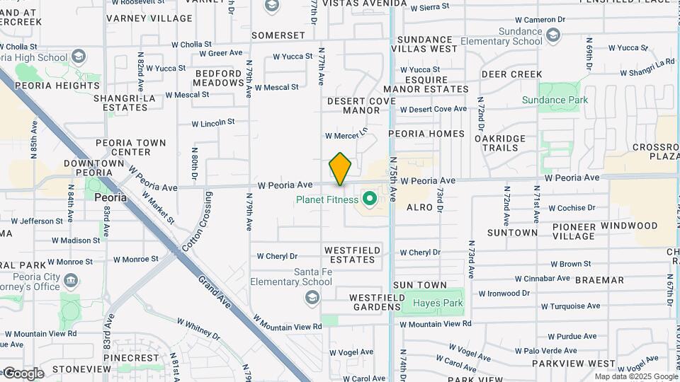 10510 N 76th Dr Map and Location Details