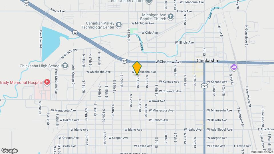 124 S 11th St Map and Location Details