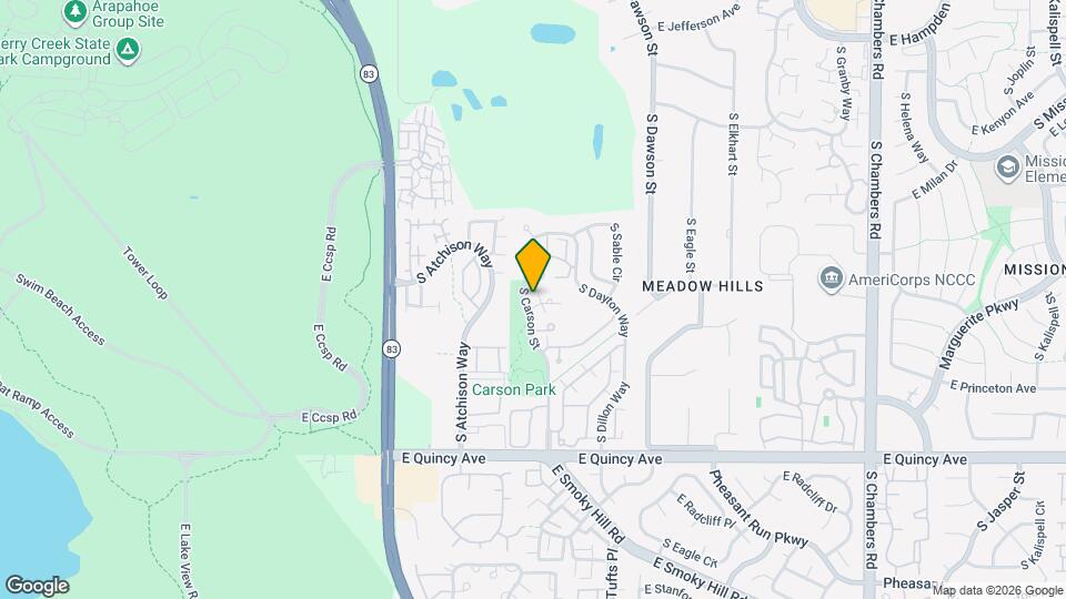 4054 S Carson St Map and Location Details