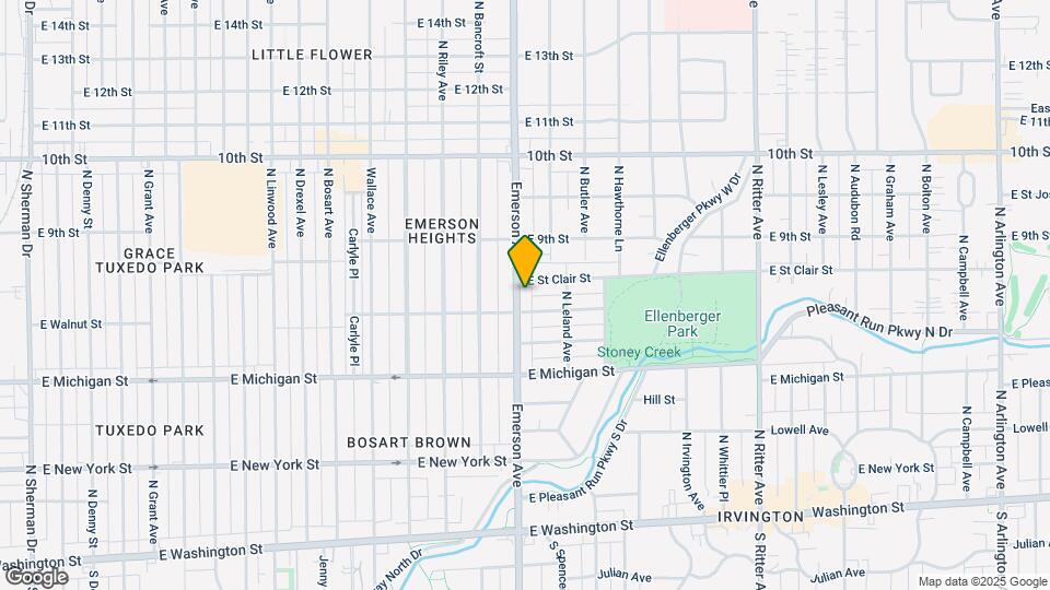 717 N Emerson Ave Map and Location Details