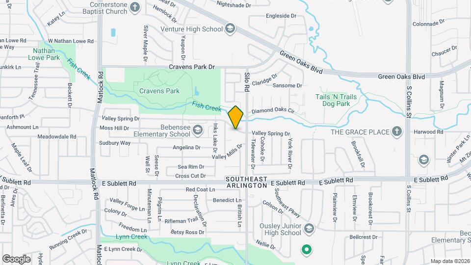 622 Valley Spring Dr Map and Location Details