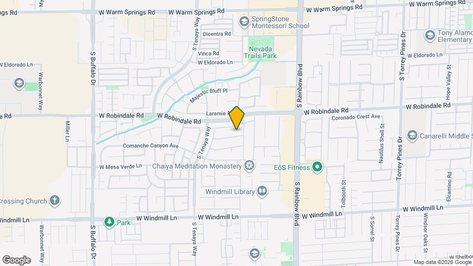 7166 Frontier Hills Ave Map and Location Details