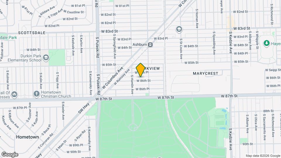 3728 W 86th St Mapa y Detalles de la Ubicación