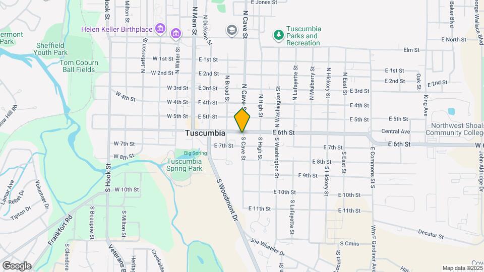 202 S Cave St Map and Location Details