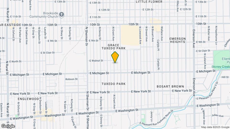 615 N Grant Ave Map and Location Details