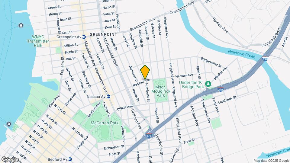 190 Nassau Ave Map and Location Details