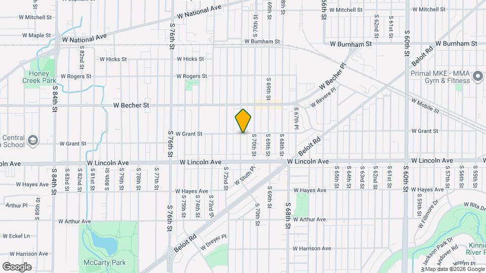 2202 S 71st St Map and Location Details