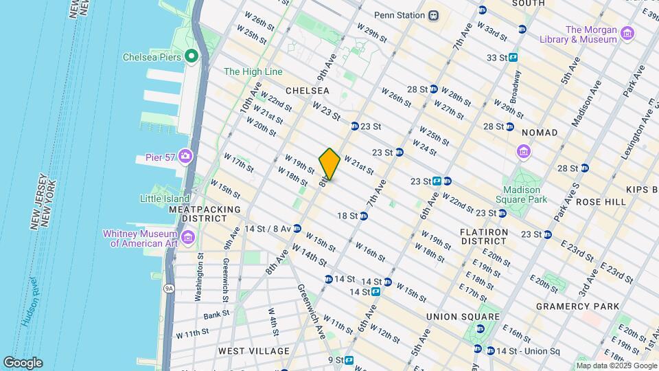 278 W 19th St Map and Location Details