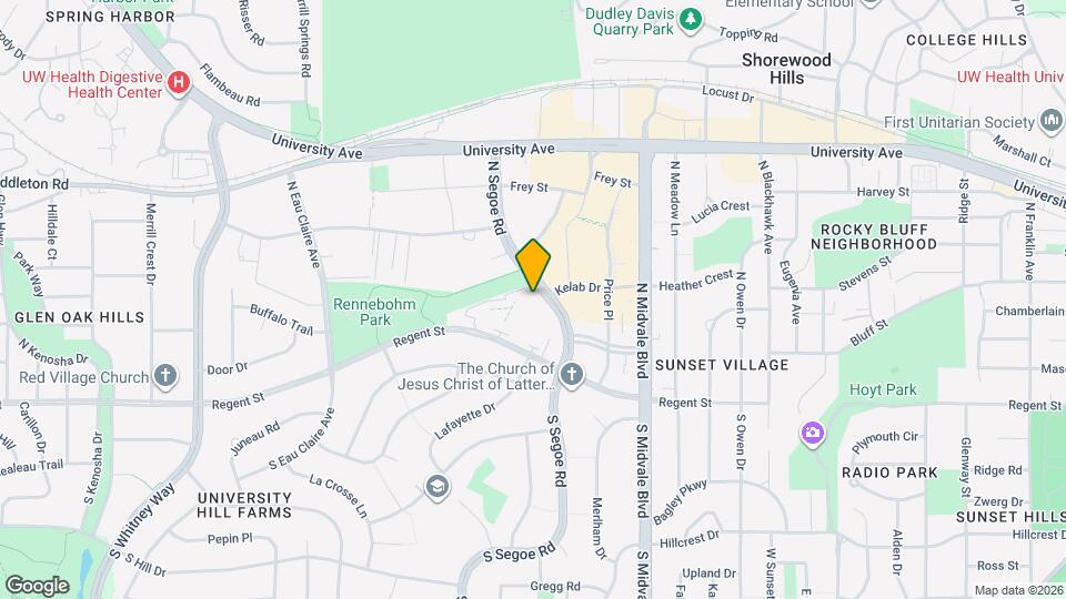 410 N Segoe Rd Map and Location Details