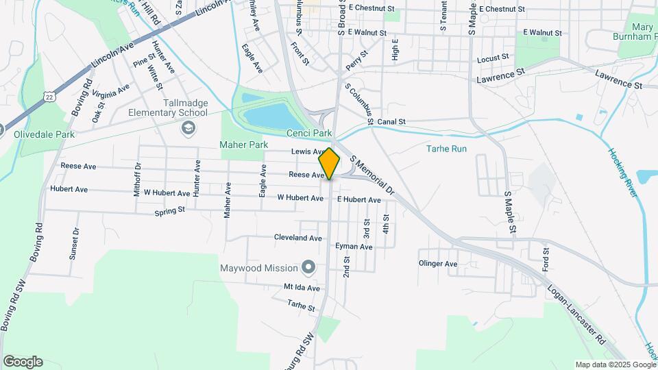751 S Broad St, Unit Lancaster duplex Map and Location Details
