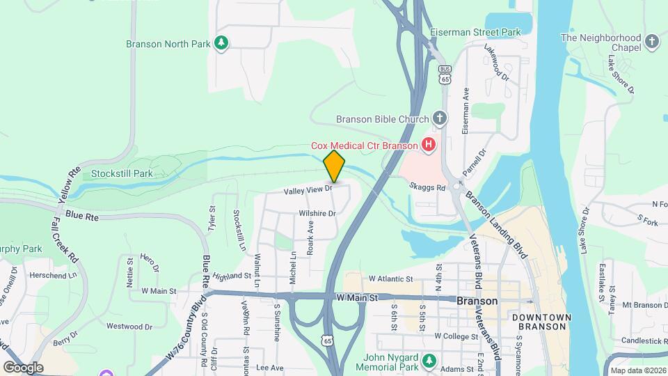 575 Valley View Dr Map and Location Details