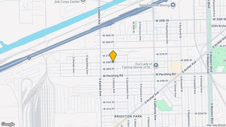 3101 W 38th St, Unit 2F Mapa y Detalles de la Ubicación