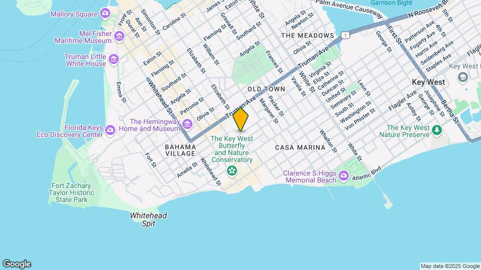 700 Amelia St, Unit Tropical Garden Oasis Map and Location Details
