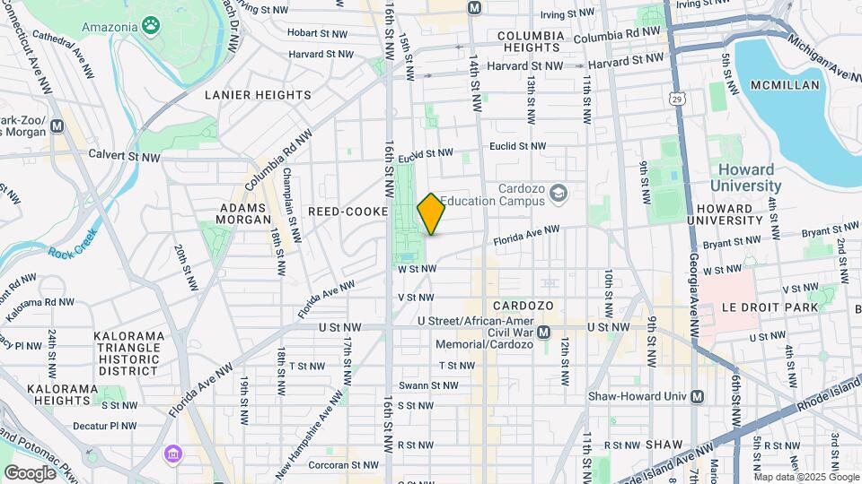 1474 Belmont St NW Map and Location Details
