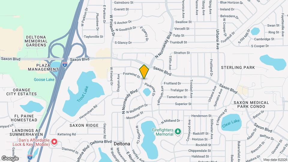 1601 N Normandy Blvd Map and Location Details