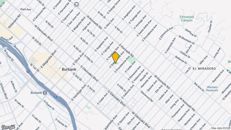 610 E Santa Anita Ave Map and Location Details