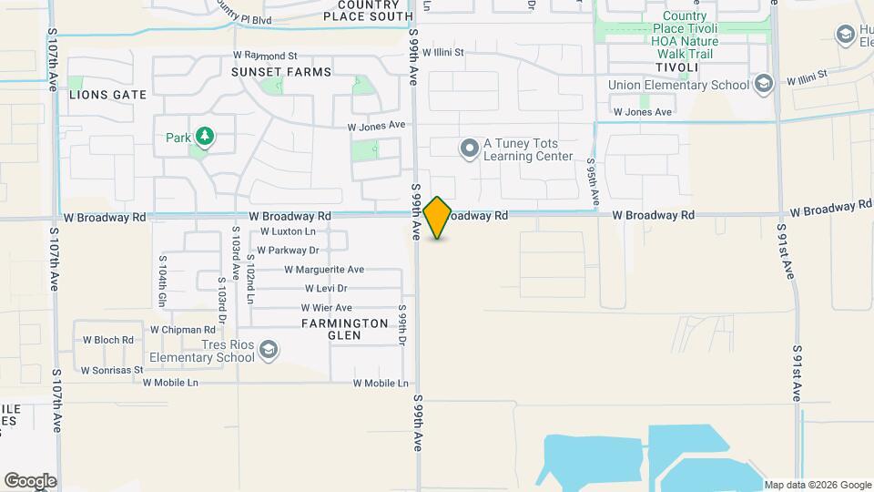 9838 W Parkway Dr Map and Location Details
