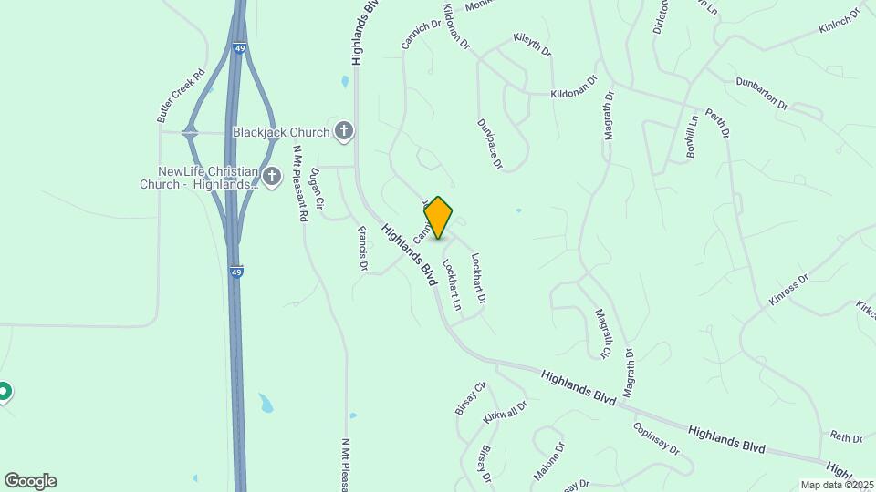 25 Lockhart Ln Map and Location Details