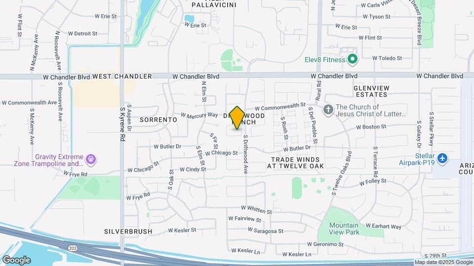 5422 W Jupiter Way Map and Location Details