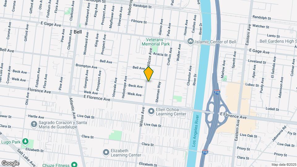 6910-& 6918 Wilcox Ave Mapa y Detalles de la Ubicación