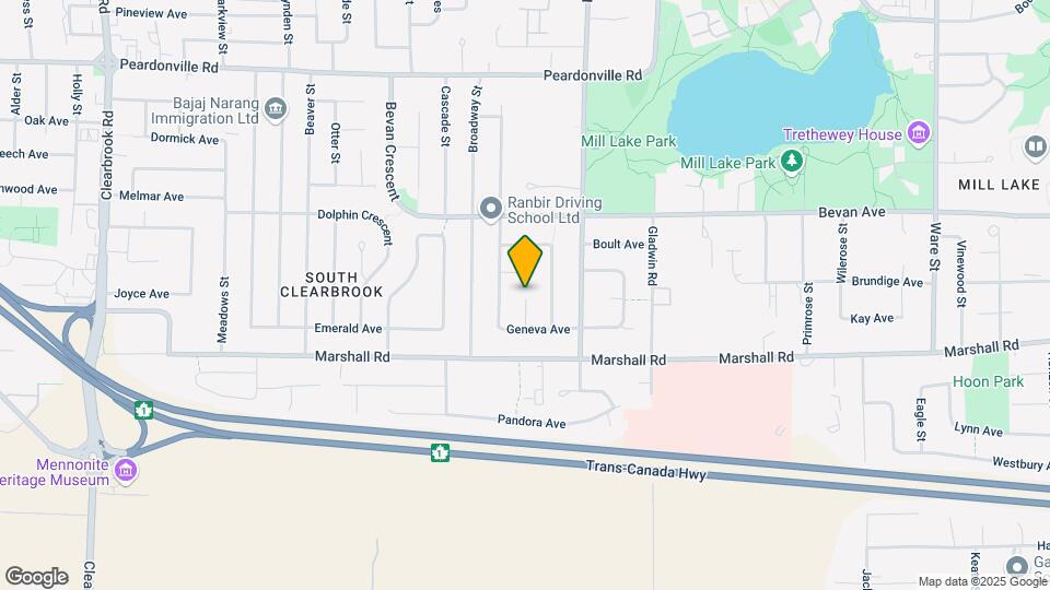 2 Bedroom Suite With A/C In Abbotsford Inc Map and Location Details