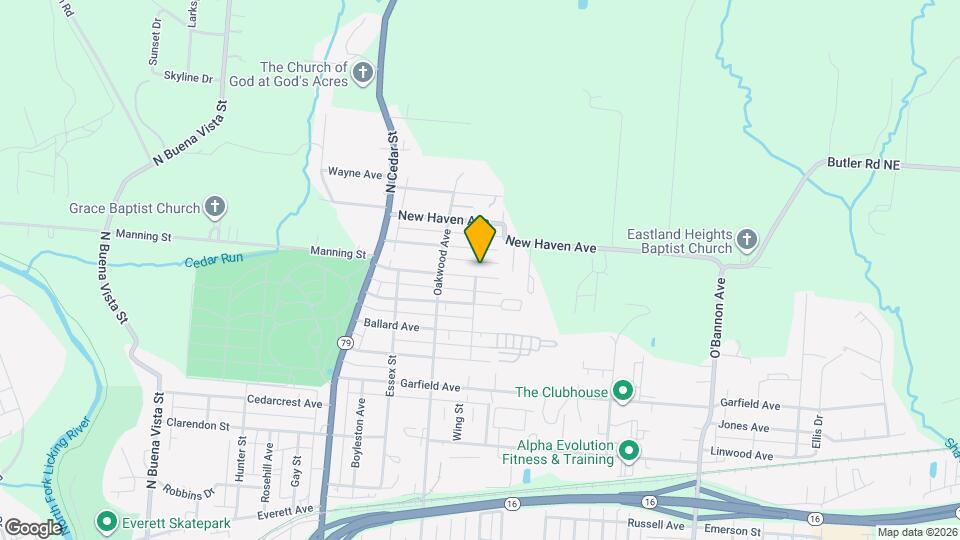 498 Allston Ave Map and Location Details