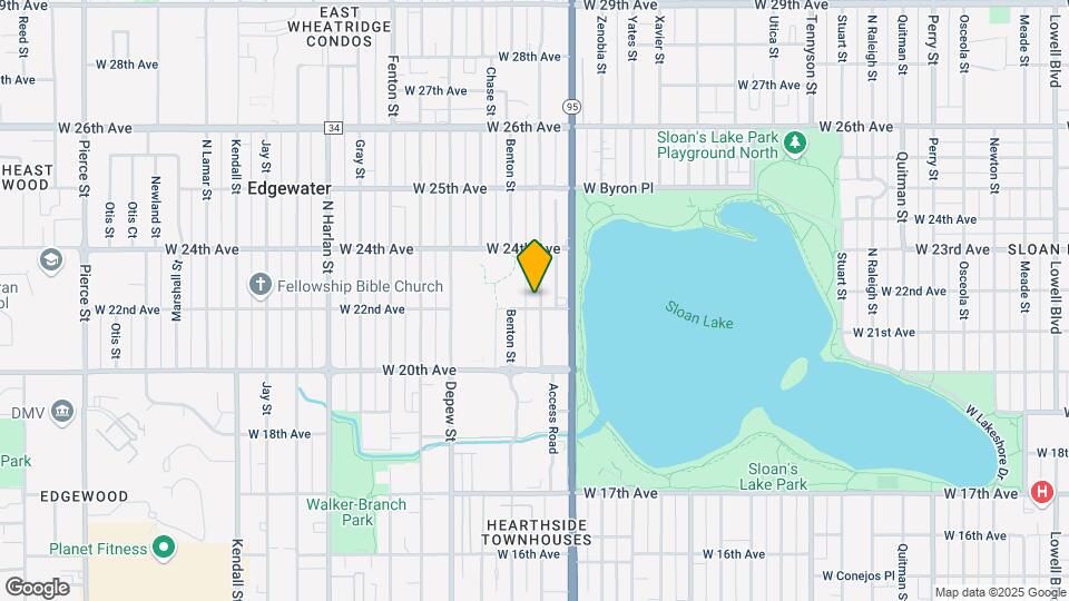 2215 Ames St, Unit B Map and Location Details