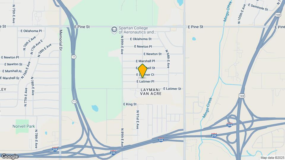 9115 E Latimer Pl Map and Location Details