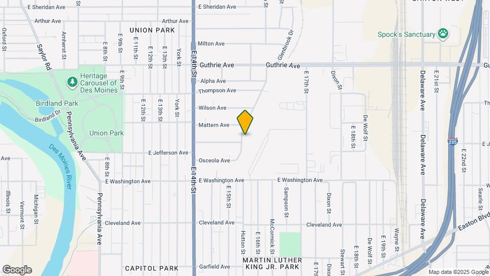 1805 Glenbrook Dr Map and Location Details