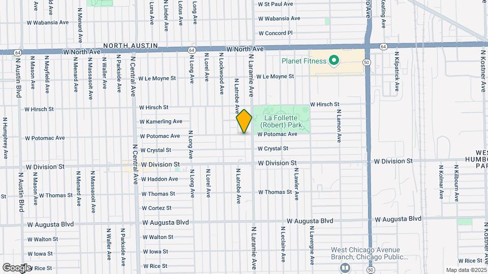 5215 W Potomac Ave Map and Location Details