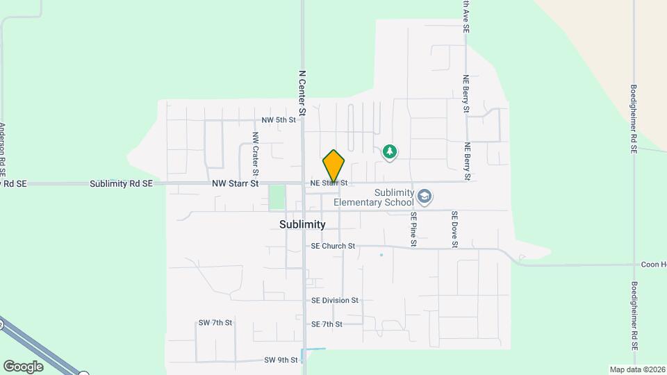 229 NE Maple St Map and Location Details