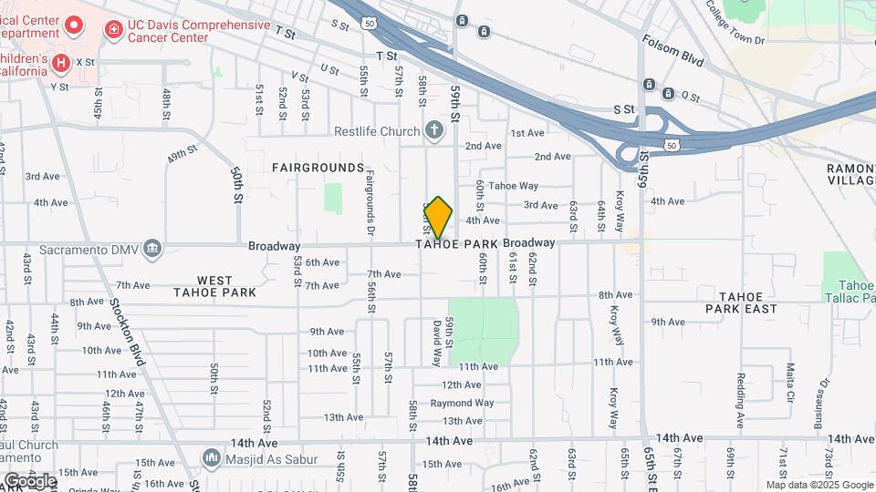 5850 Broadway Map and Location Details