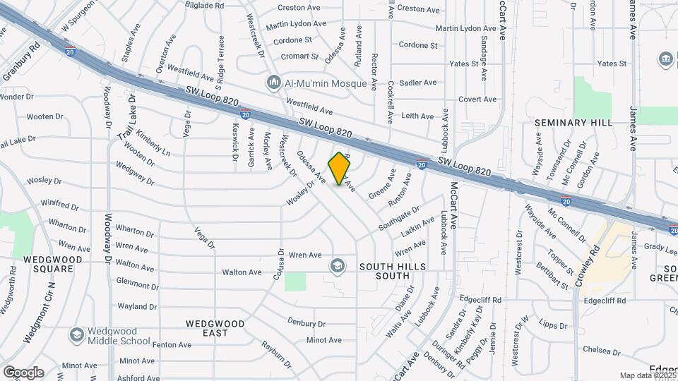 5521 Odessa Ave Map and Location Details