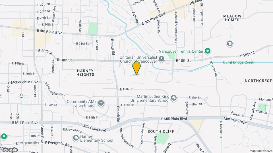 1604 Bryant St Map and Location Details