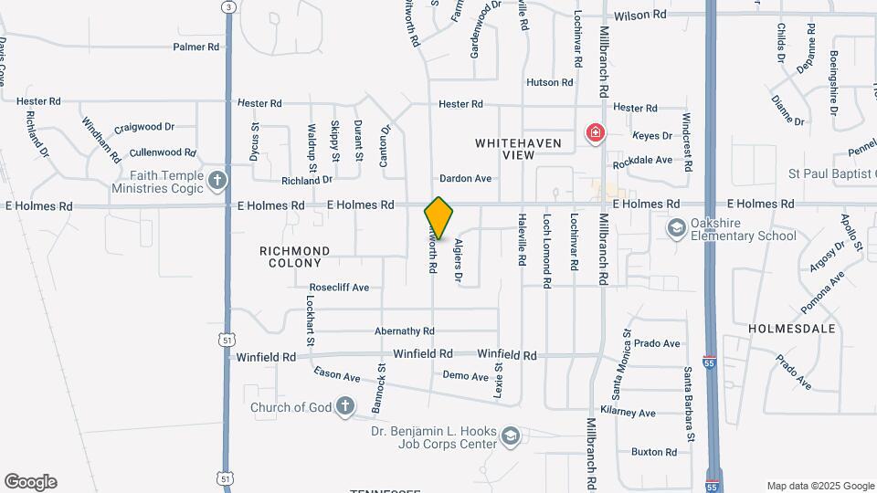 5264 Whitworth Rd Map and Location Details