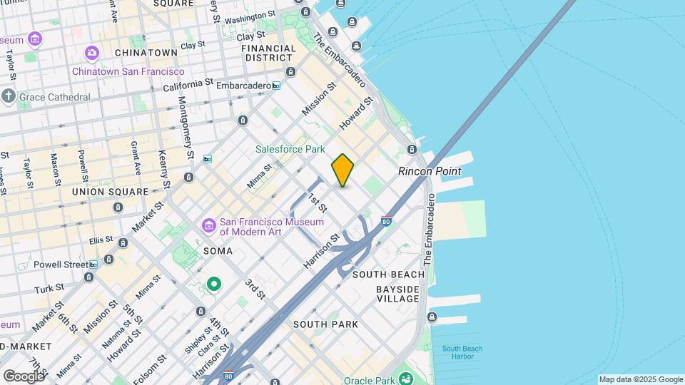 399 Fremont St Mapa y Detalles de la Ubicación