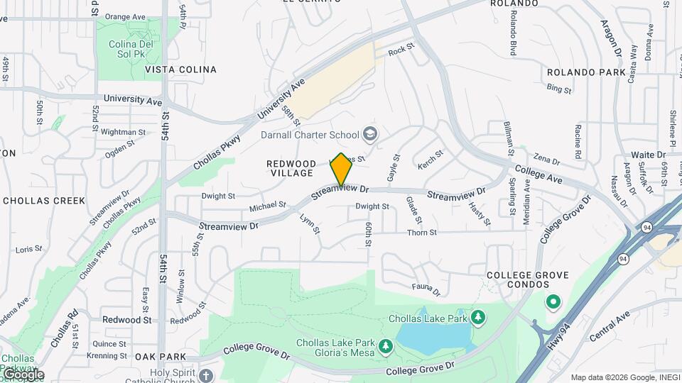 5917 Streamview Dr, Unit Apt 2 Mapa y Detalles de la Ubicación