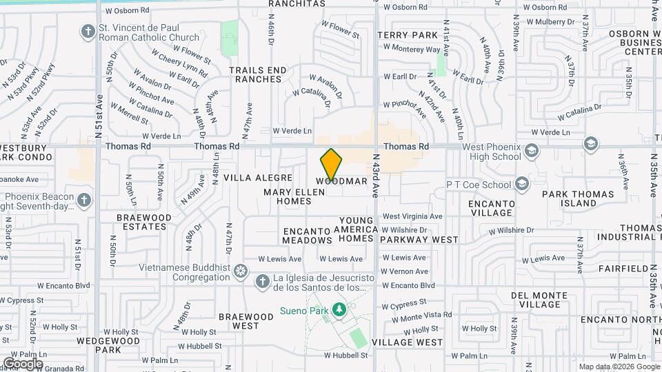 2804 N 43rd Ave Map and Location Details