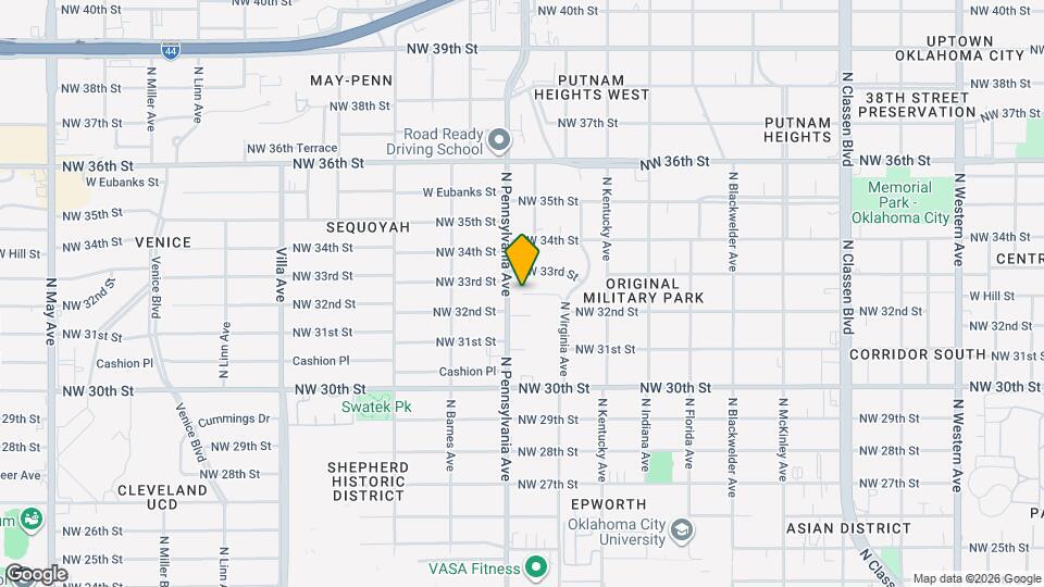 2037 NW 32nd Terrace Map and Location Details