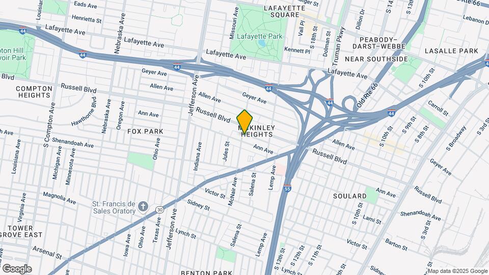 2057-2059 Ann Ave Mapa y Detalles de la Ubicación