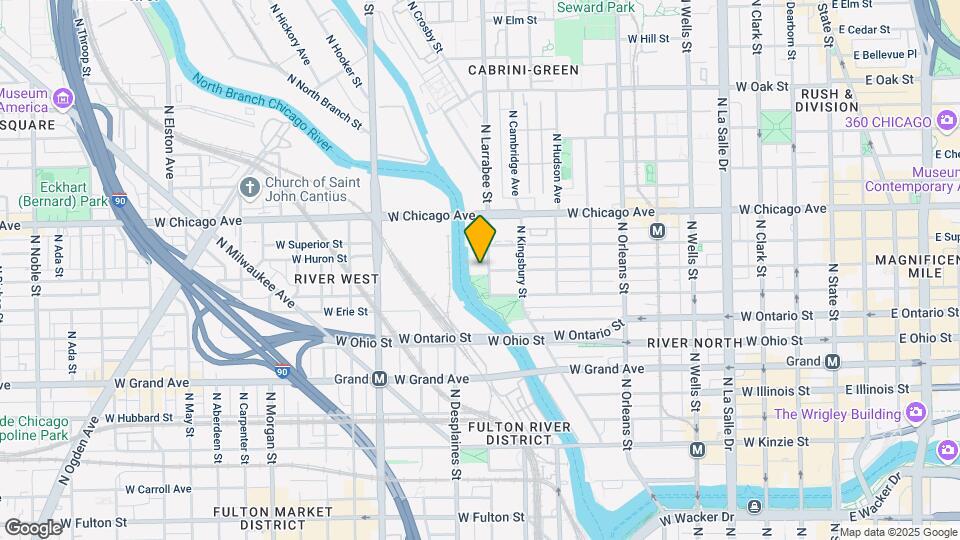 700 N Larrabee St, Unit 1505 Map and Location Details