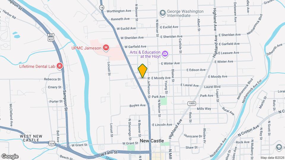 9 W Moody Ave Map and Location Details