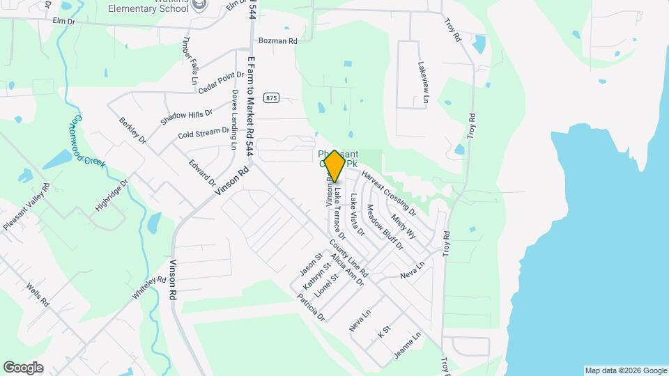 2805 Lake Terrace Dr Map and Location Details