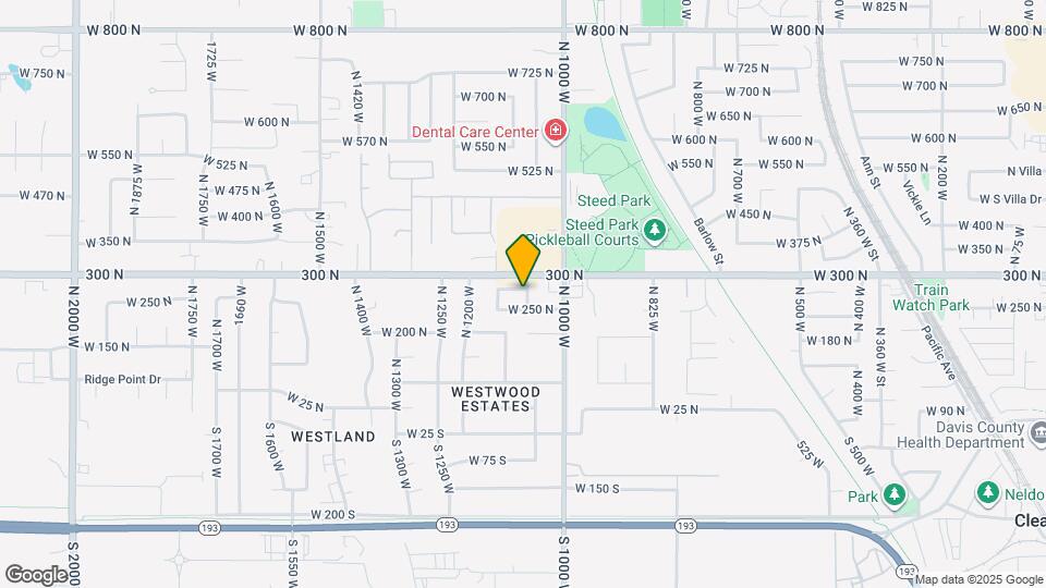 1081 W 275 N Map and Location Details