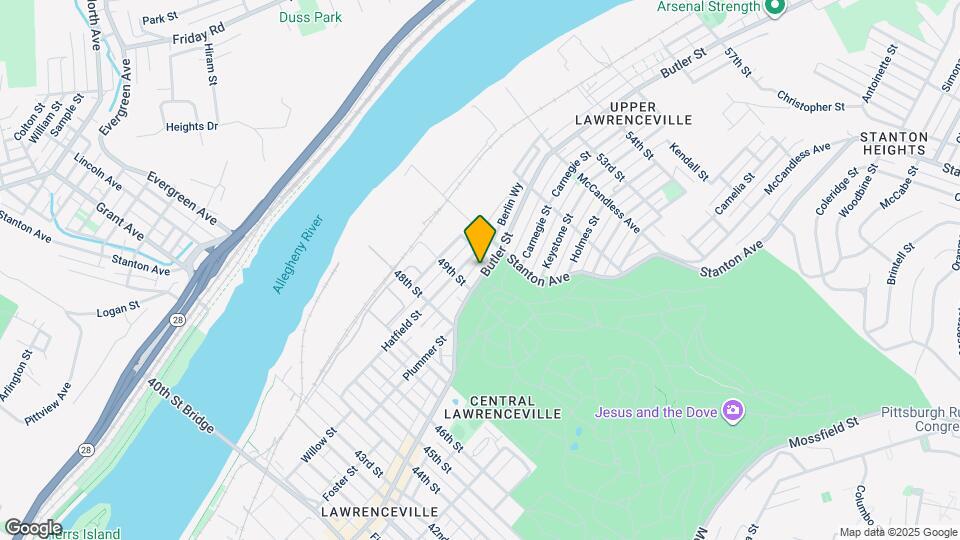 4923 Butler St Map and Location Details