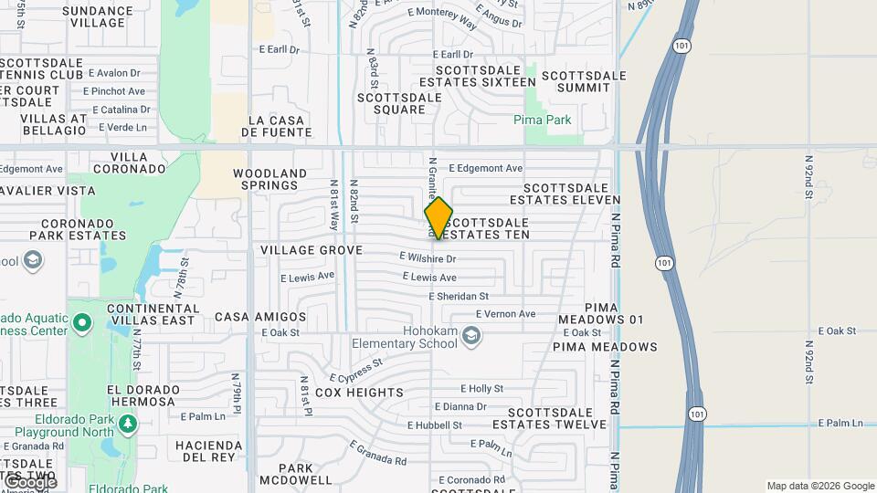 8401 E Virginia Ave Map and Location Details
