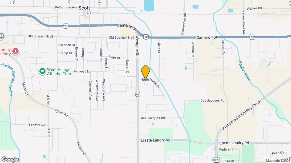 108 Notre Dame Dr Map and Location Details