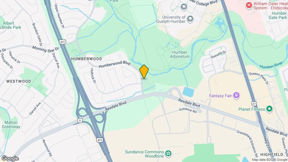 28 Humberwood Blvd Map and Location Details