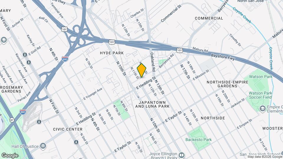 520-522 Madera Ave Map and Location Details