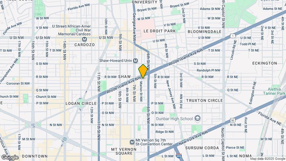 1639 Marion St NW Mapa y Detalles de la Ubicación